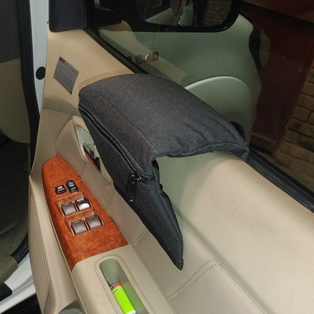 Premium Cotton Canvas Car Arm Rests - Durable, Water Resistant, Breathable Comfort