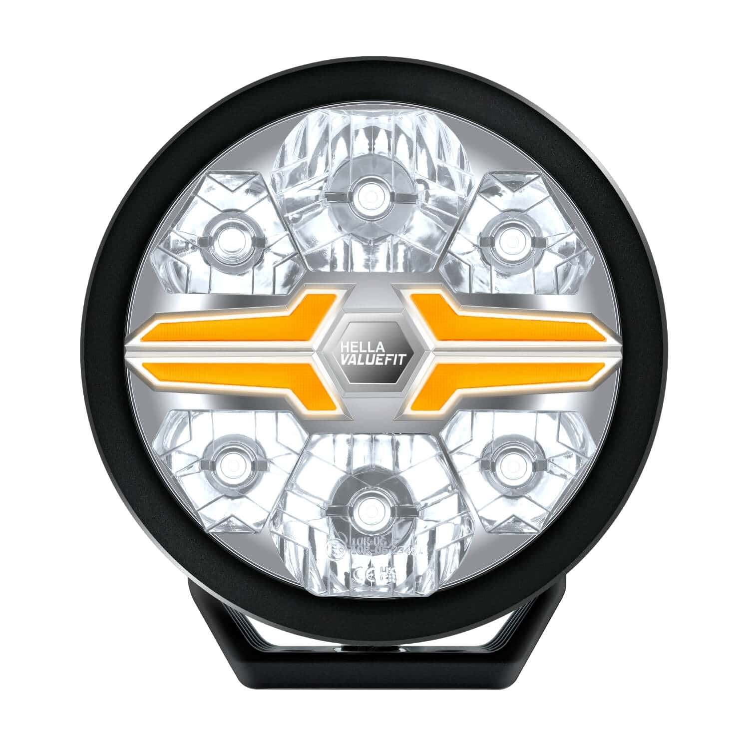 HELLA Valuefit Blade 9-inch Round Black LED Off-Road Driving Light