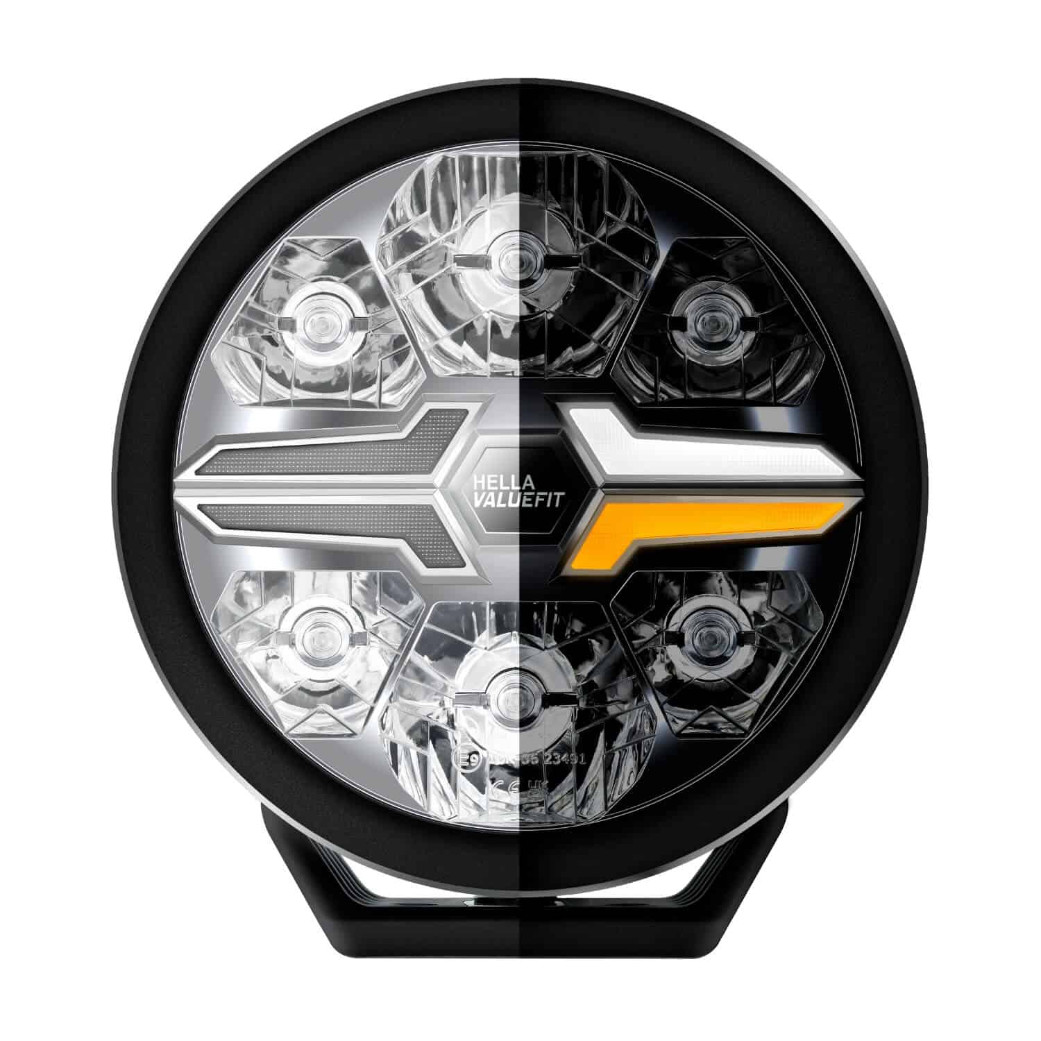 HELLA Valuefit Blade 9-inch Round Black LED Off-Road Driving Light