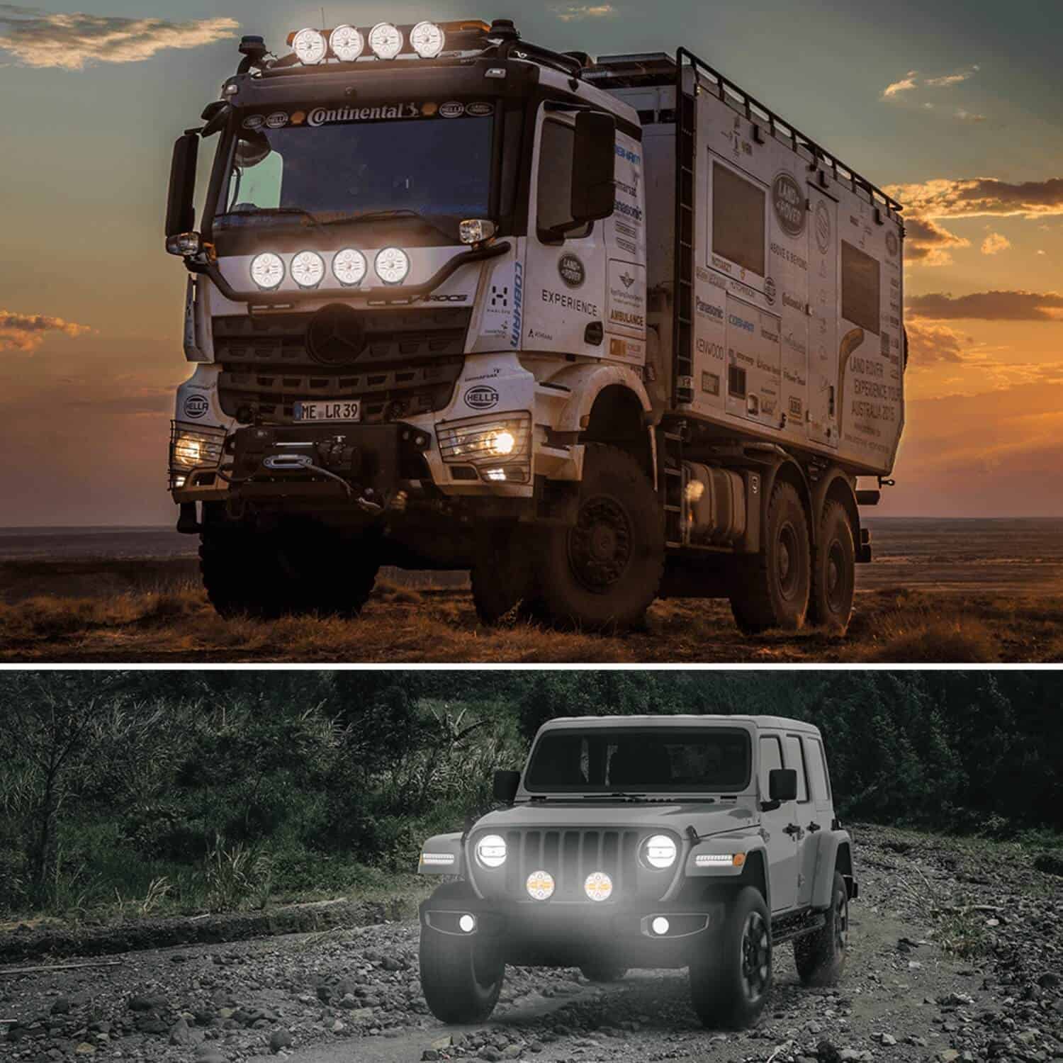 HELLA Valuefit Blade 9-inch Round Black LED Off-Road Driving Light
