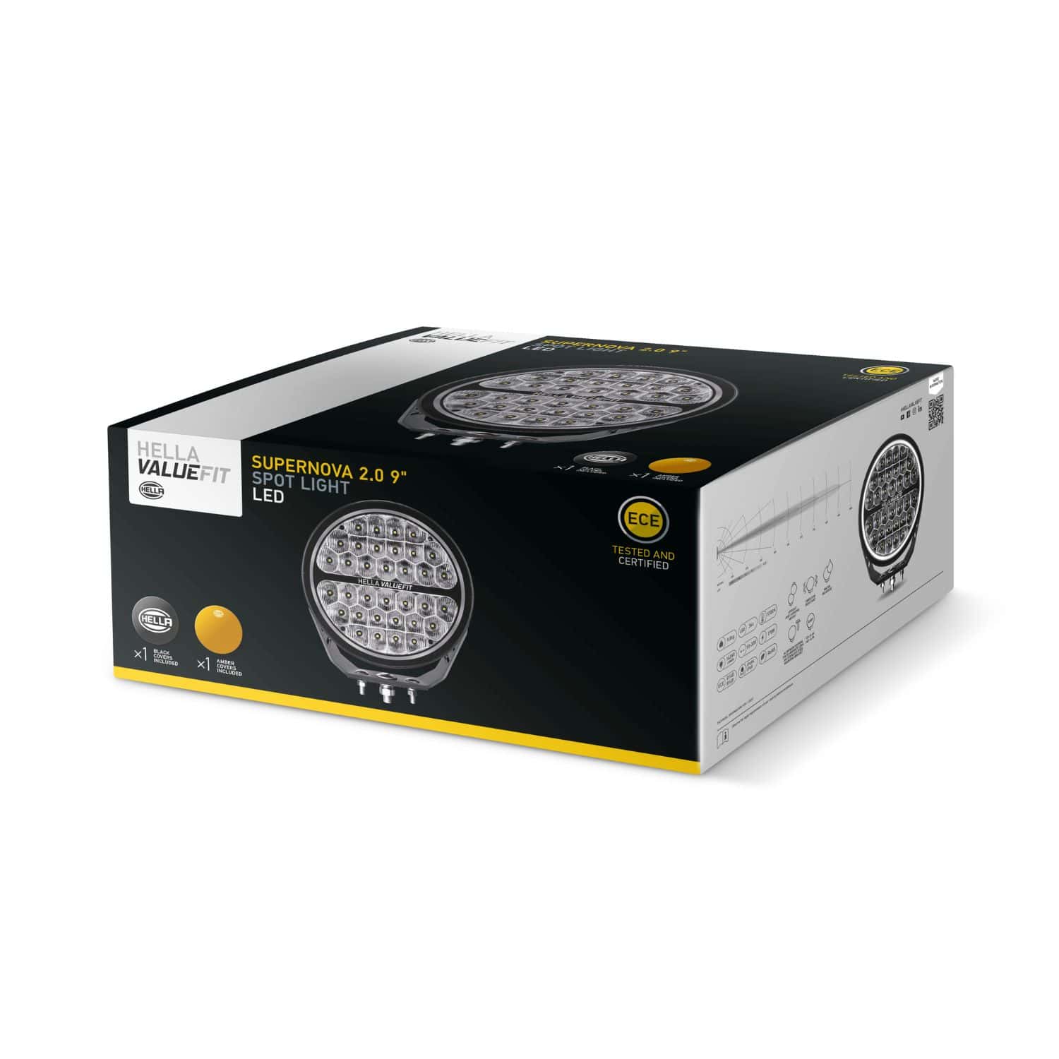 Hella ValueFit Supernova 2.0 9-inch High-Performance LED Off-Road Spot Light