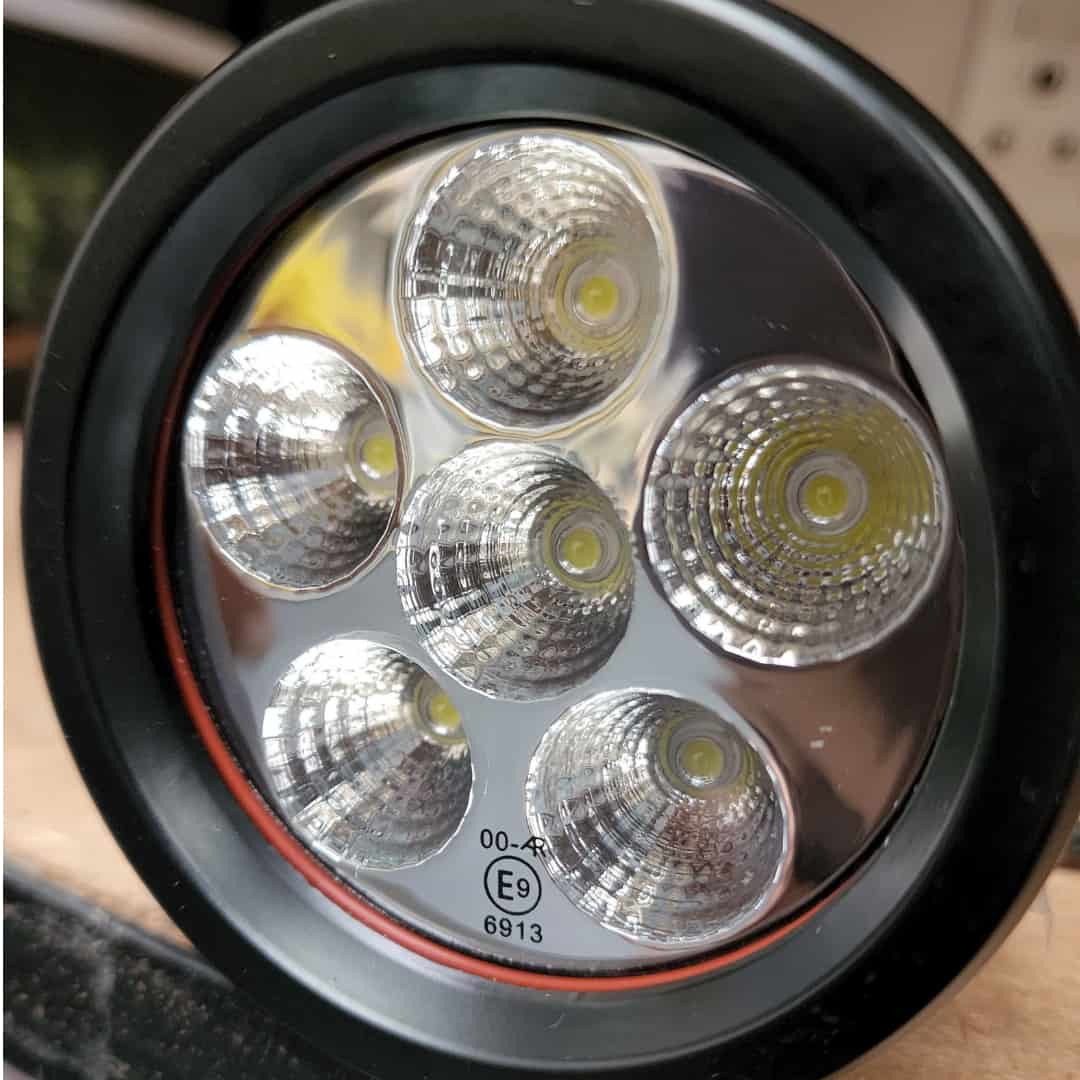 Hella Valuefit Square LED Worklight 18W Flood Beam Heavy Duty