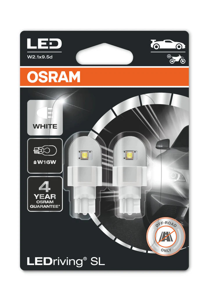 Osram W16W W2.1x9.5d WHITE