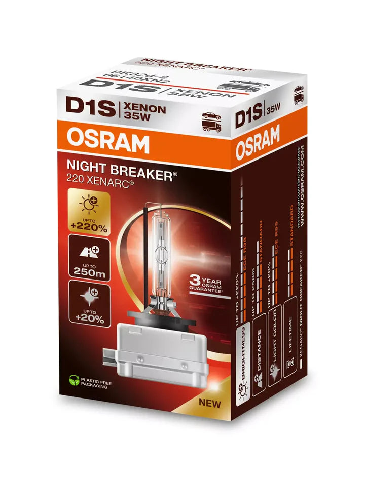 Osram D1S Xenarc Night Breaker Laser (single) 66140XNN Next Gen