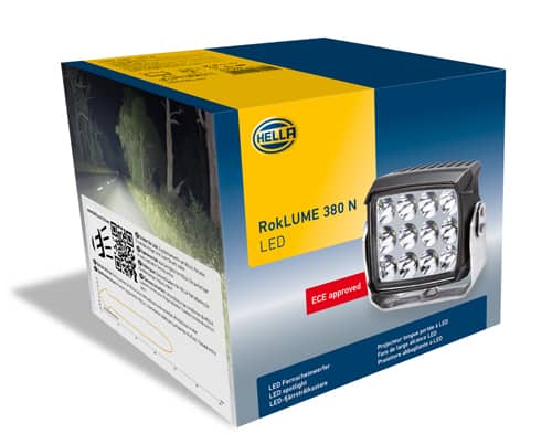 Hella RokLUME 380N LED Driving Light: Powerful Off-Road Illumination, Durable & Waterproof