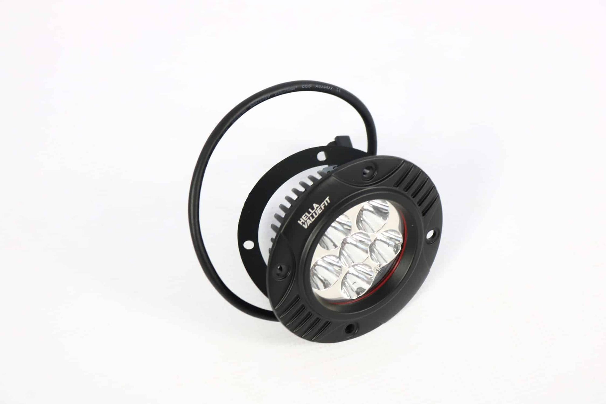 Hella ValueFit Flush Mount 6 LED Round Long Range Off-Road Spot Light