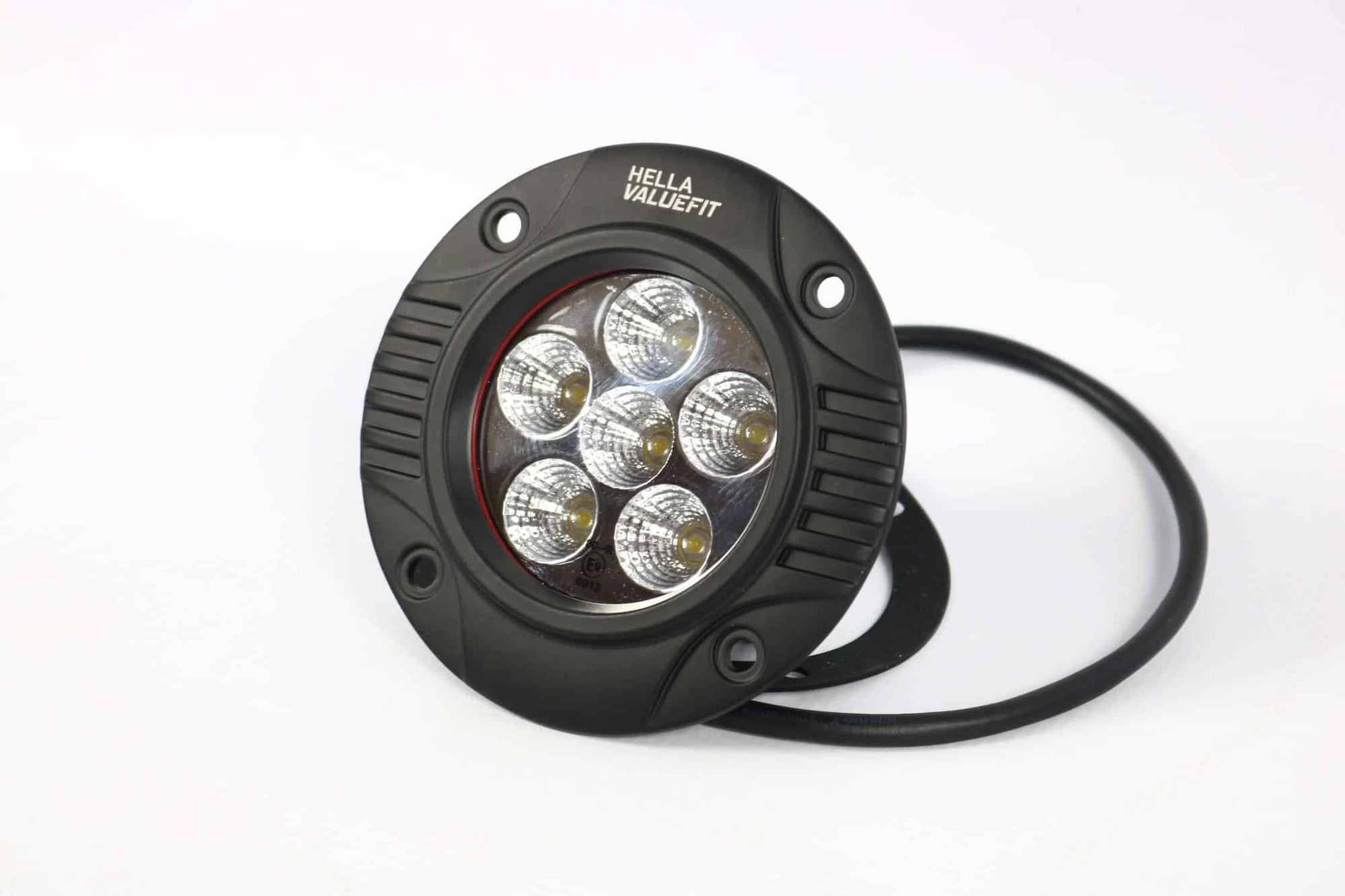 Hella ValueFit Flush Mount 6 LED Round 3.5-inch Off-Road Spot Light