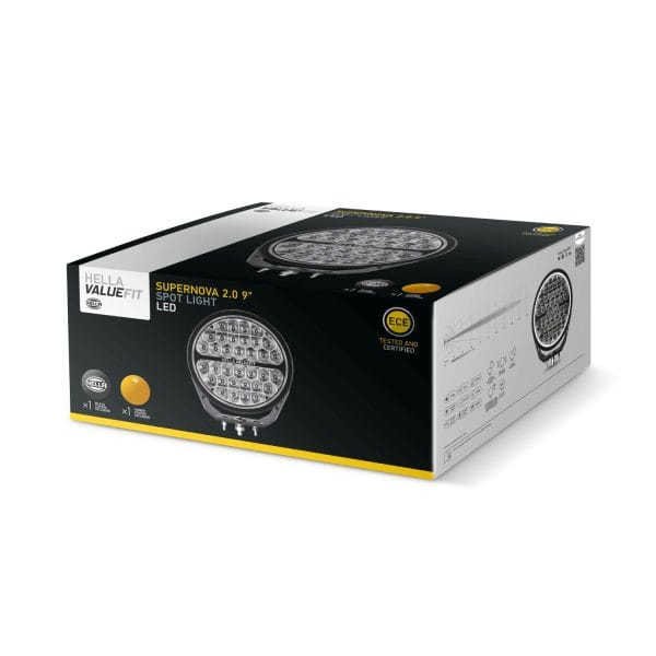 Hella ValueFit Supernova 2.0 9'' LED Spot Light Single