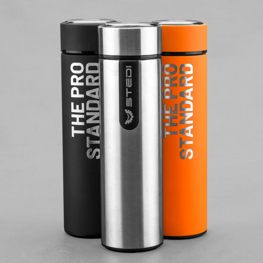 STEDI Premium Insulated Stainless Steel Thermo Bottle for Hot & Cold Drinks