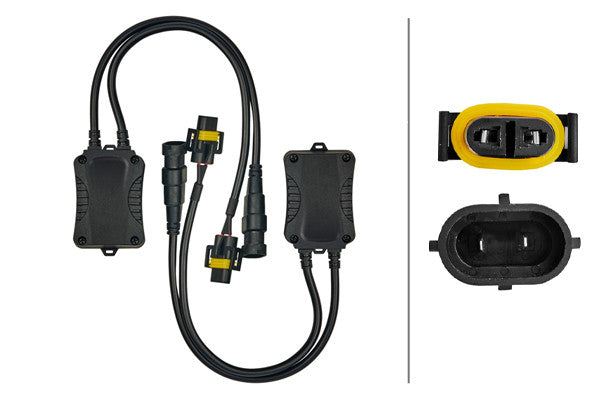 Hella GL1631 H8/H11/H16 CANbus Adapter for LED Headlights Error-Free Solution