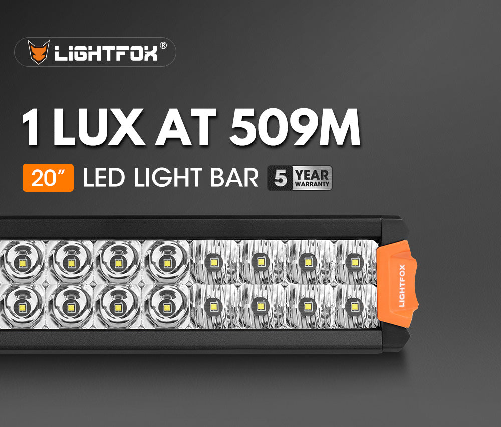 Lightfox Rigel 20-inch Osram LED Bar: 15,096 Lumen Powerful Off-Road Driving Light