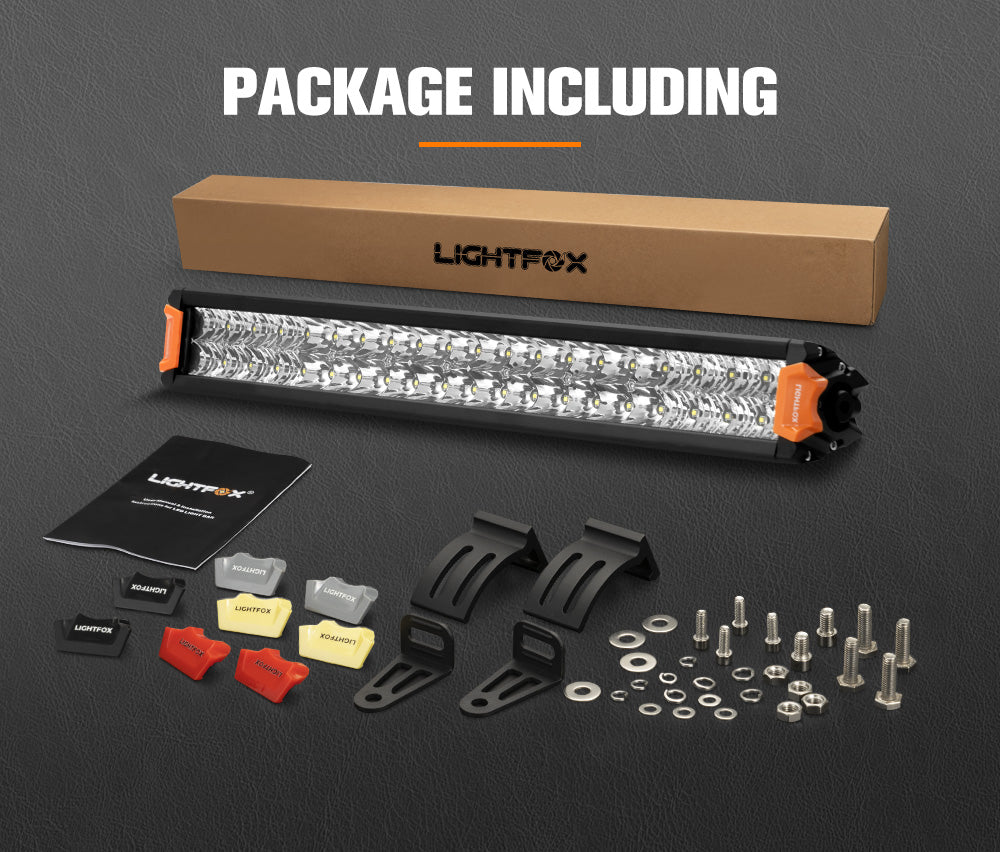 Lightfox Rigel 20-inch Osram LED Bar: 15,096 Lumen Powerful Off-Road Driving Light