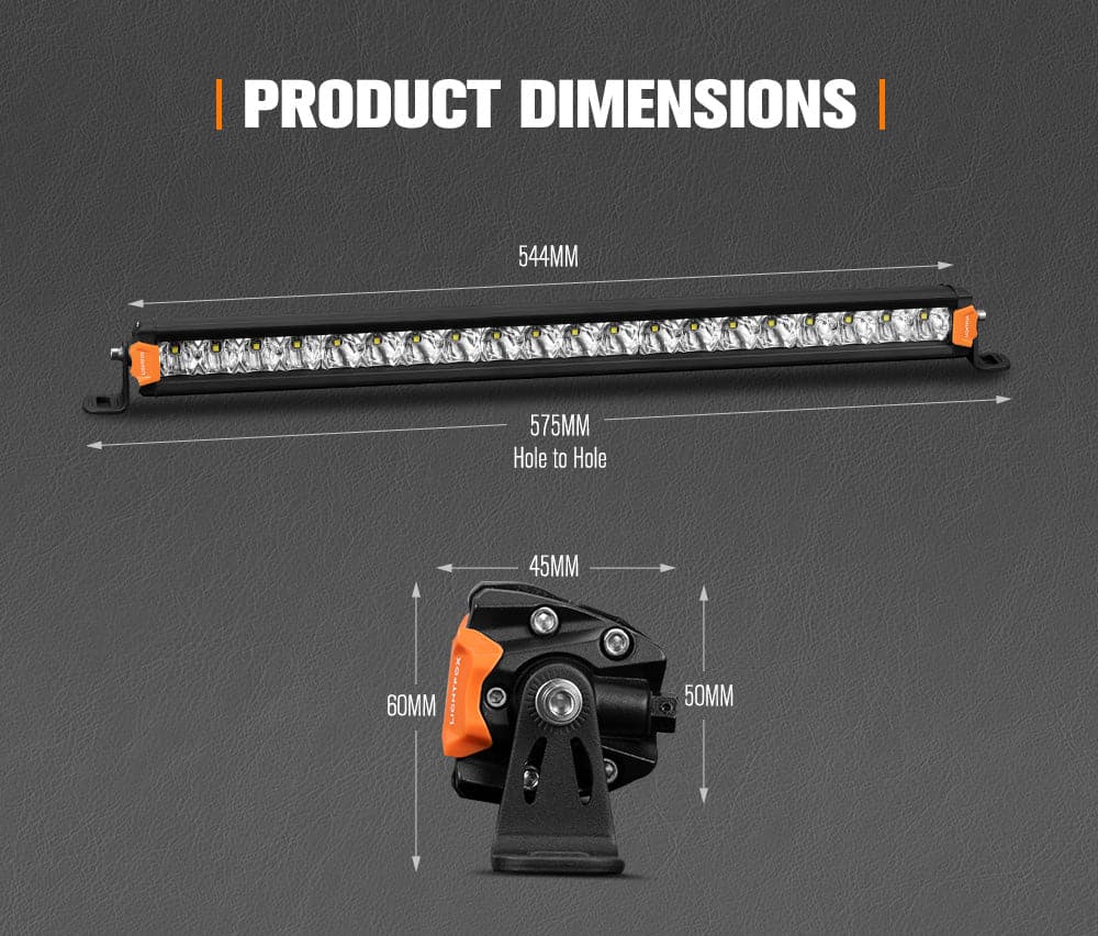 Vega Series 20-inch Osram LED Light Bar: 12,580 Lumens, 1Lux@1,486ft, Off-Road Ready