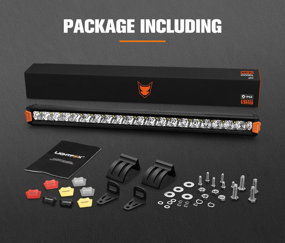 Vega Series 20-inch Osram LED Light Bar: 12,580 Lumens, 1Lux@1,486ft, Off-Road Ready
