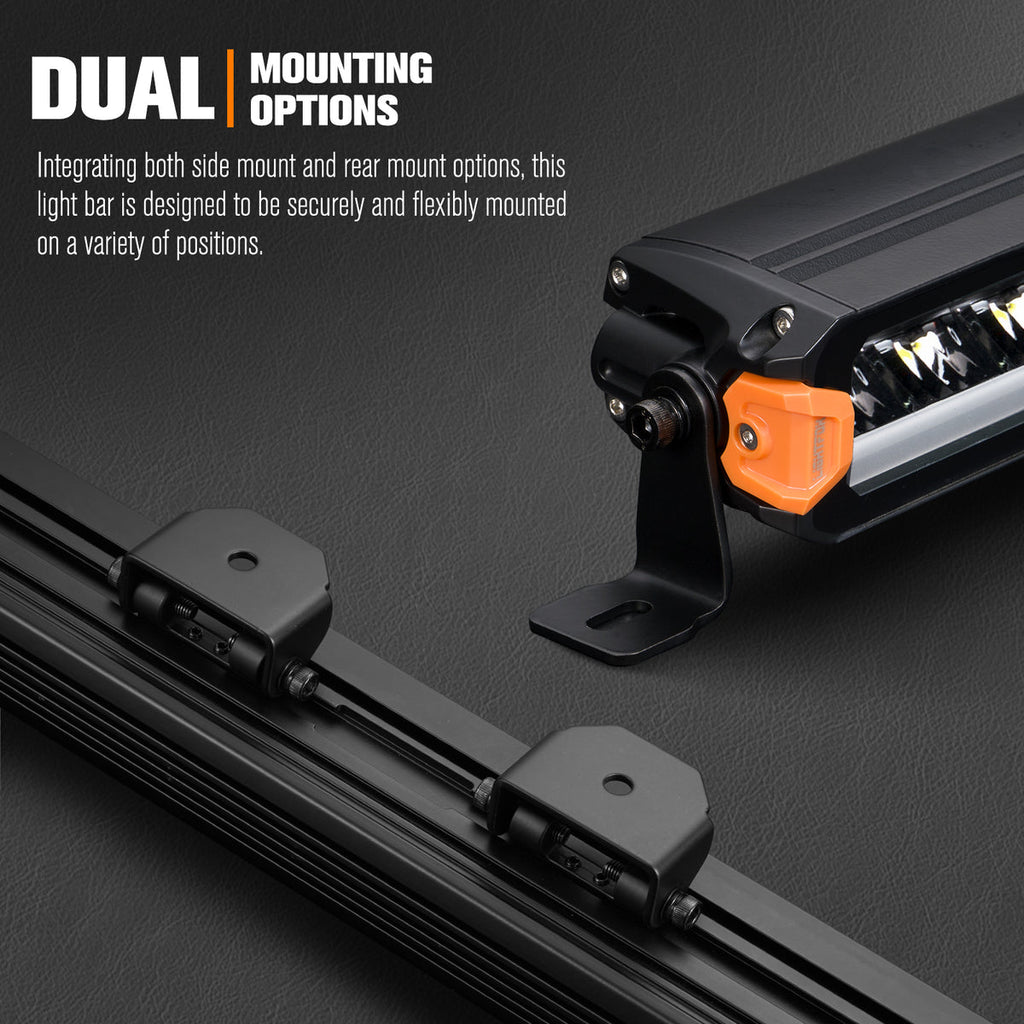 Lightfox 21-inch LED Light Bar: 12,100 Lumens, 1Lux@1886ft, IP68 Rated Off-Road