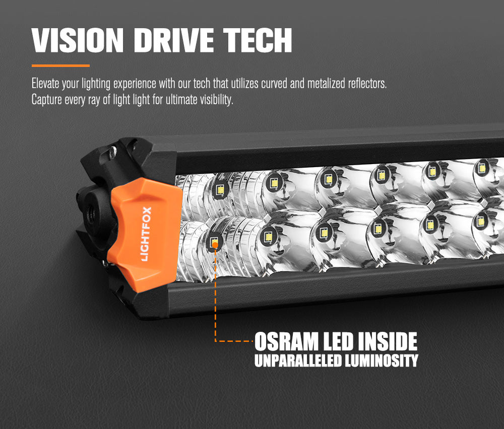 Lightfox Rigel 22-inch Osram Laser LED Light Bar for Off-Road Vehicles