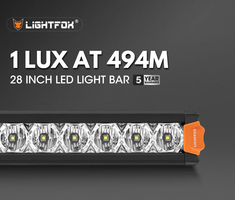 Lightfox Vega 28-inch Osram LED Light Bar, 17,612 Lumens, 494m Reach