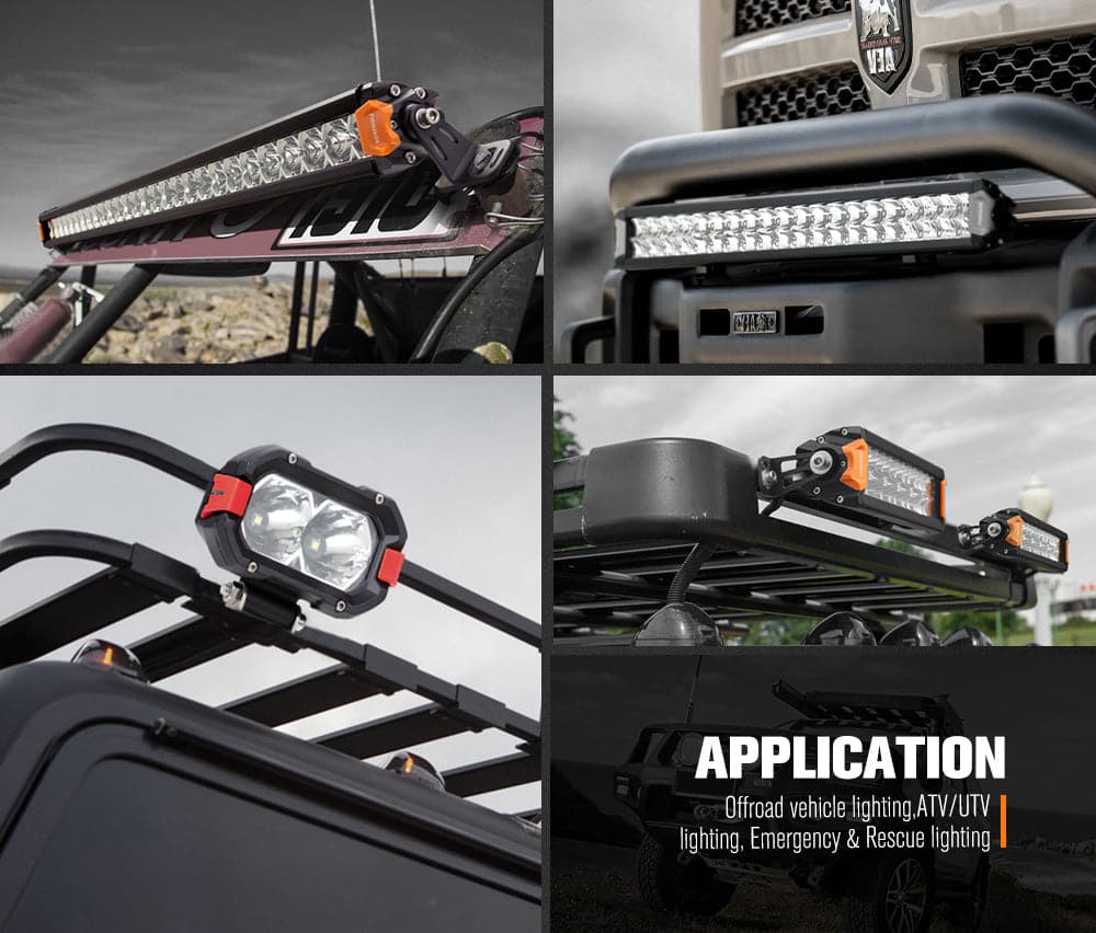 Lightfox Vega 28-inch Osram LED Light Bar, 17,612 Lumens, 494m Reach