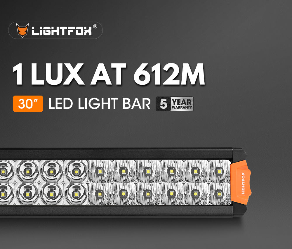 Lightfox Rigel 30-inch Osram LED Light Bar: Powerful 22,644 Lumens Off-Road Illumination