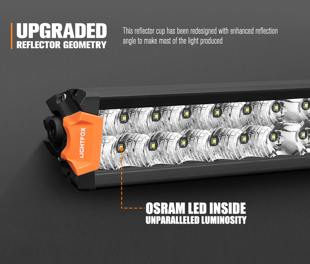 Lightfox Rigel 30-inch Osram LED Light Bar: Powerful 22,644 Lumens Off-Road Illumination