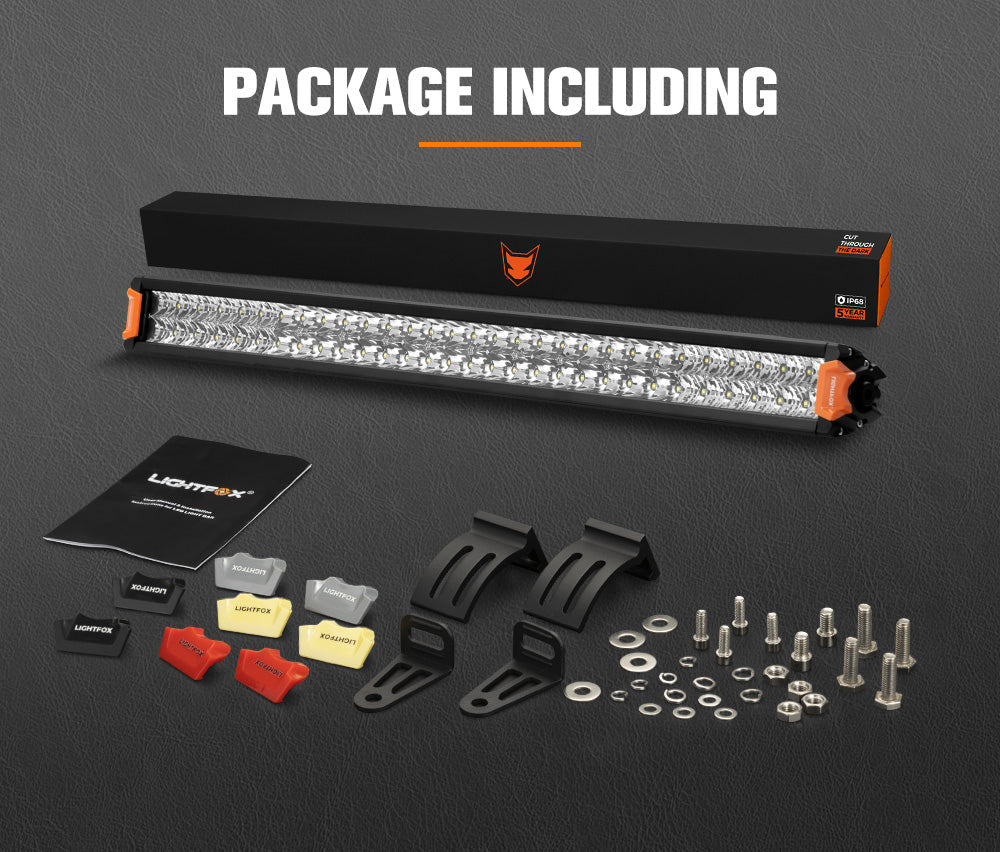 Lightfox Rigel 30-inch Osram LED Light Bar: Powerful 22,644 Lumens Off-Road Illumination
