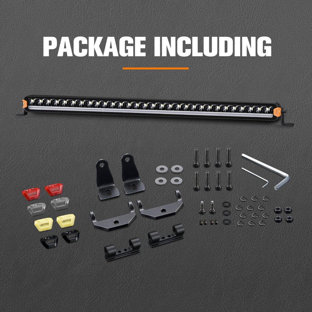 Lightfox 32-inch LED Light Bar: 15,950 Lumens, 2,215ft Beam, IP68 Rated