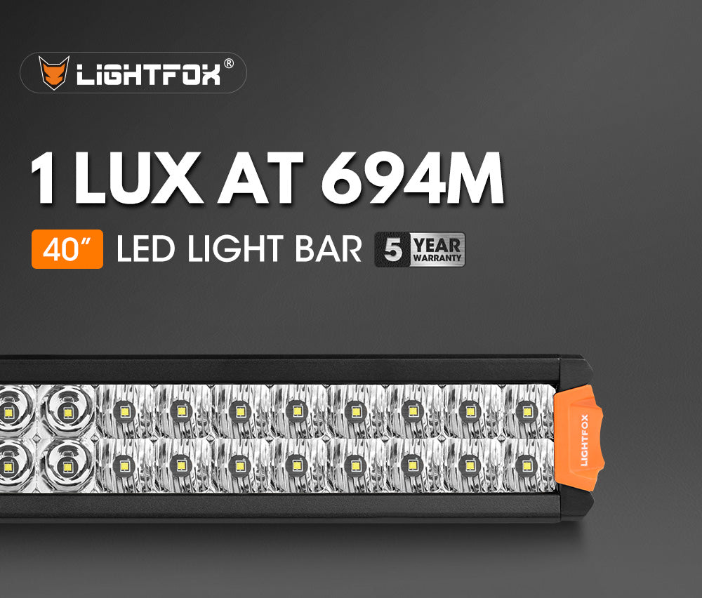 Lightfox Rigel 40-inch Osram LED Light Bar: Extreme Off-Road Vision Drive Performance