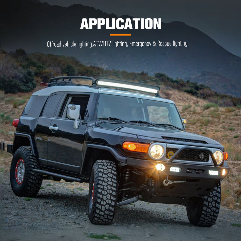 Lightfox 40-Inch Curved LED Off-Road Light Bar: Extreme Brightness, Durable, All-Weather Performance