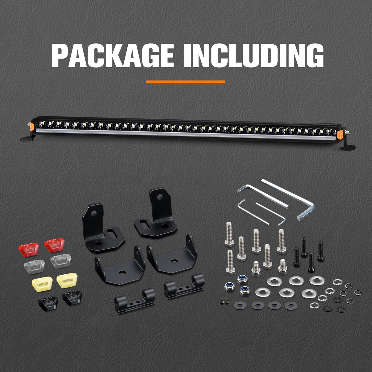 Lightfox 40-inch LED Light Bar: Ultra-Bright 18,700 Lumens, IP68 Waterproof