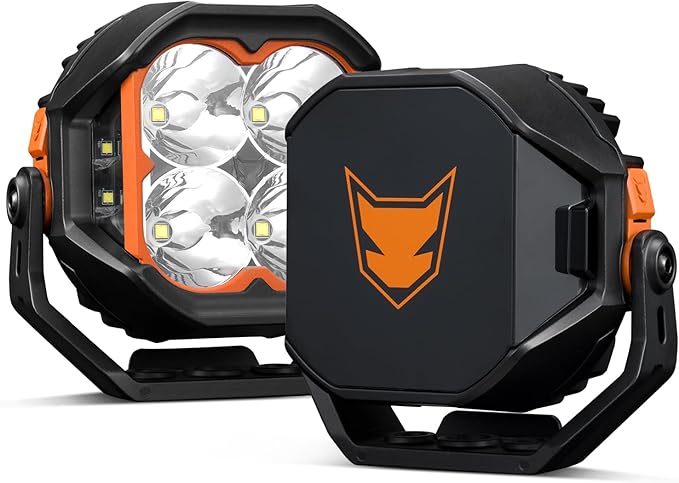 Lightfox 5-Inch Cygnus LED Pod Lights: Dual Side Shooters, IP68 Off-Road