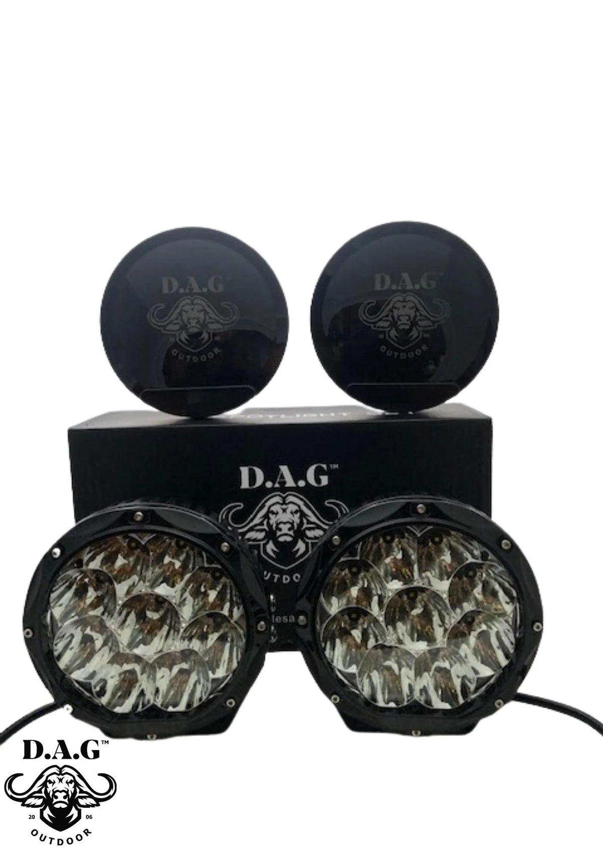 D.A.G 7" 90W LED Spotlight Set