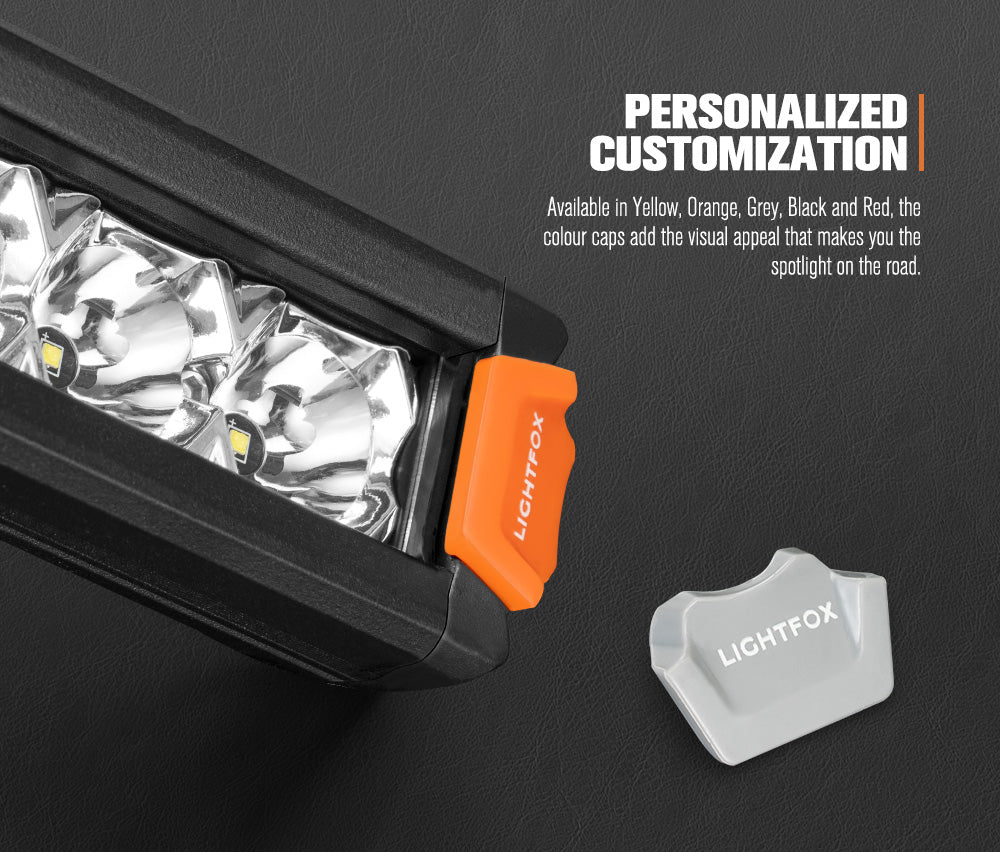 Lightfox Vega 8-Inch OSRAM LED Bar Pair Off-Road Driving Lights