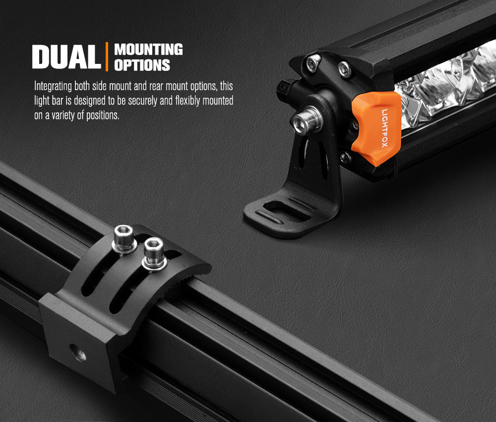 Lightfox OSRAM 9-inch Driving Lights 28-inch LED Bar Combo