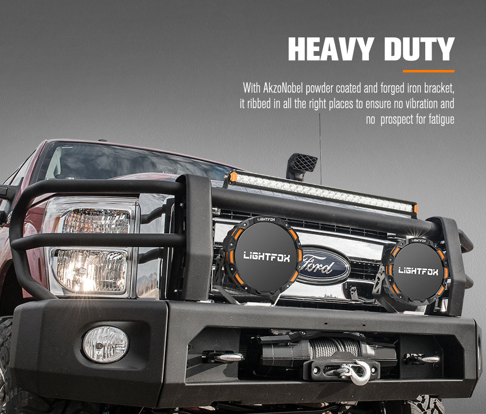 Lightfox OSRAM 9-inch Driving Lights 28-inch LED Bar Combo