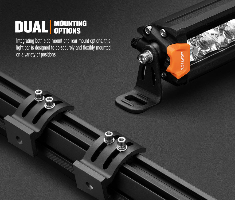 Lightfox Osram 9-inch LED Driving Lights & 28-inch Single Row Bar