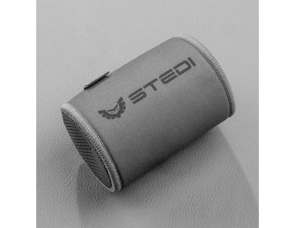 STEDI Magnetic Neoprene Stubby Holder for 12.7 oz Cans - Charcoal