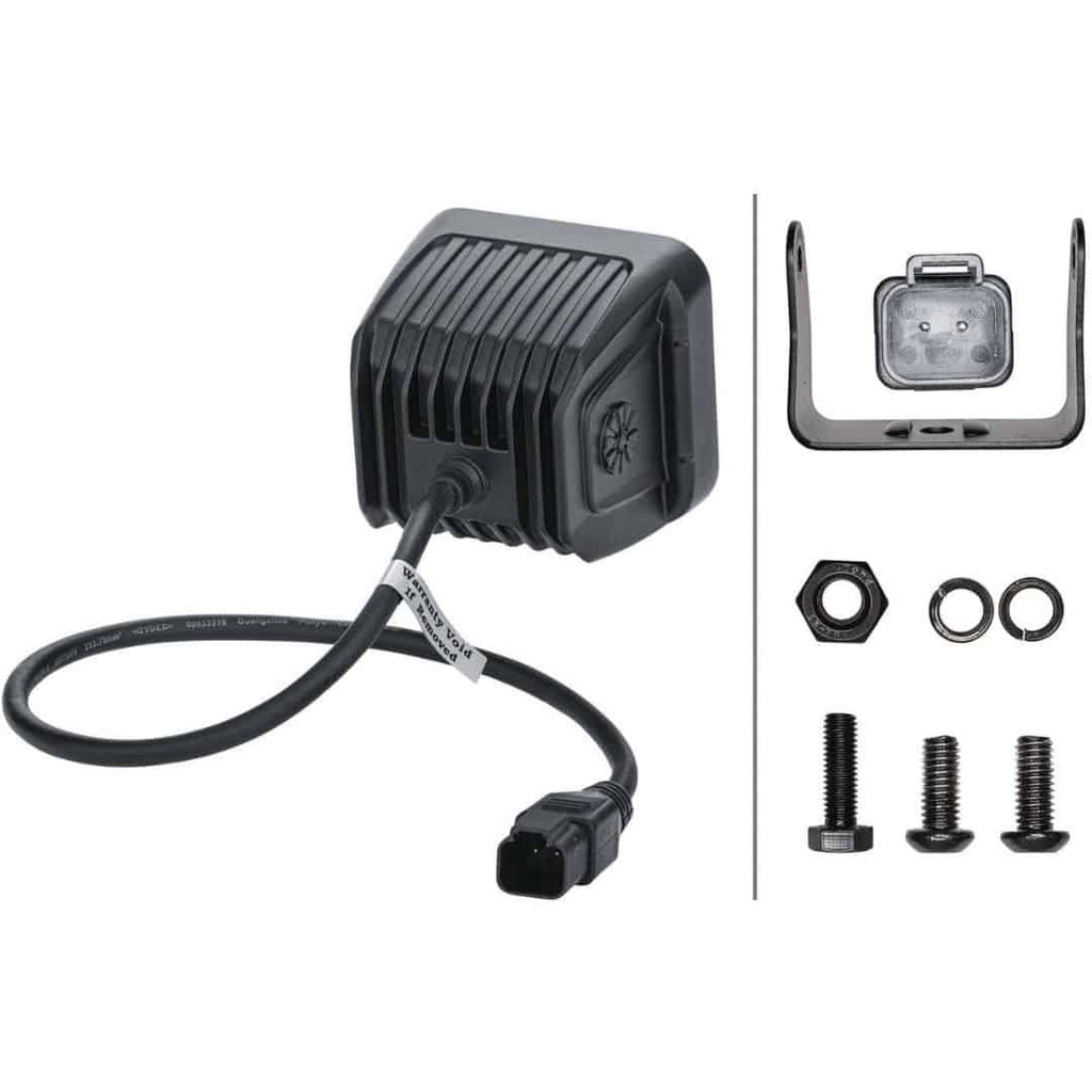 Hella Black Magic 3.2-inch LED Cube Flood Lights Kit for Off-Road