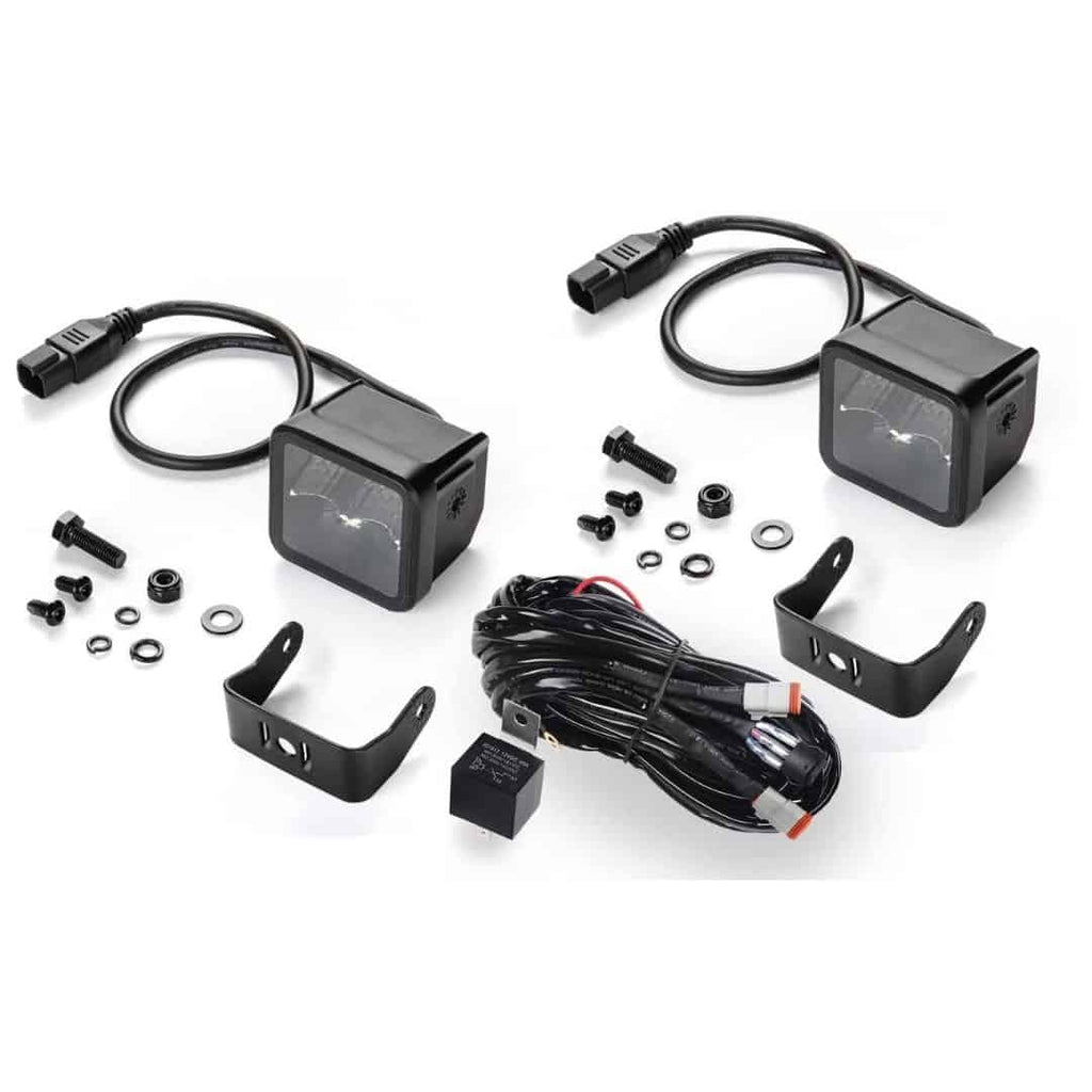 Hella Black Magic 2.7-inch LED Cube Flood Light Kit Off-Road Auxiliary