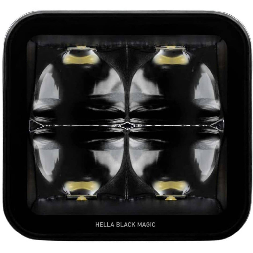 Hella Black Magic 3.2" LED Cube Spot Lights Kit - Off-Road Adventure