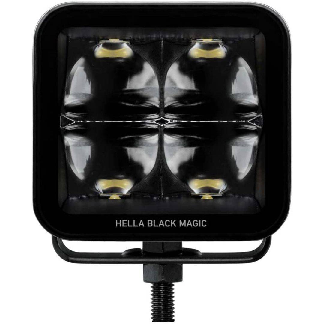 Hella Black Magic 3.2" LED Cube Spot Lights Kit - Off-Road Adventure