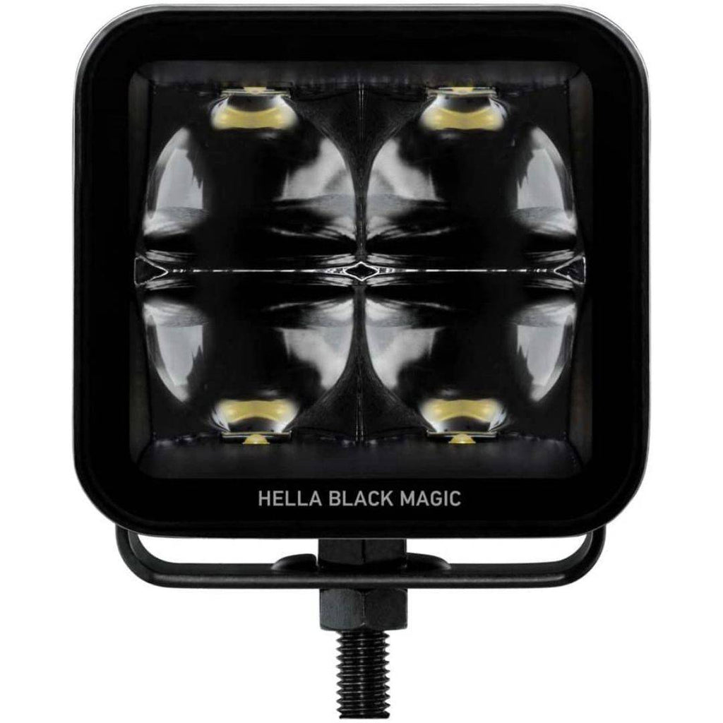 Hella Black Magic 3.2" LED Cube Spot Lights Kit - Off-Road Adventure