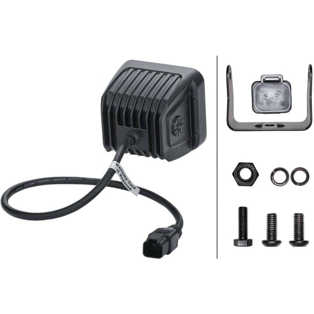 Hella Black Magic 3.2" LED Cube Spot Lights Kit - Off-Road Adventure