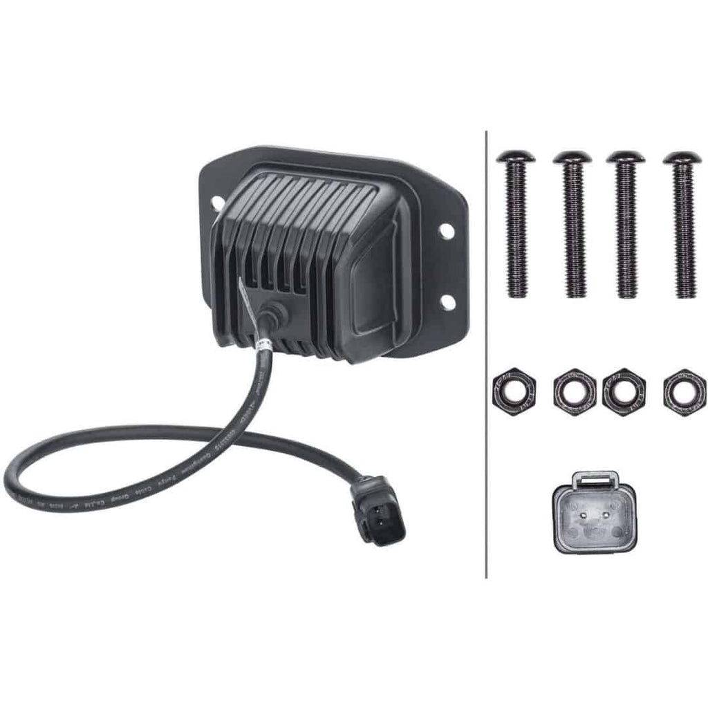 Hella Black Magic 3.2-inch LED Cube Kit: Off-Road Flood/Flush Mount Lights