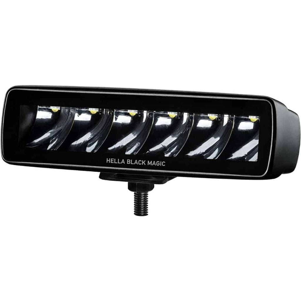 Hella Black Magic 6.2-inch LED Mini Spot Beam Lightbar for Off-Road Vehicles