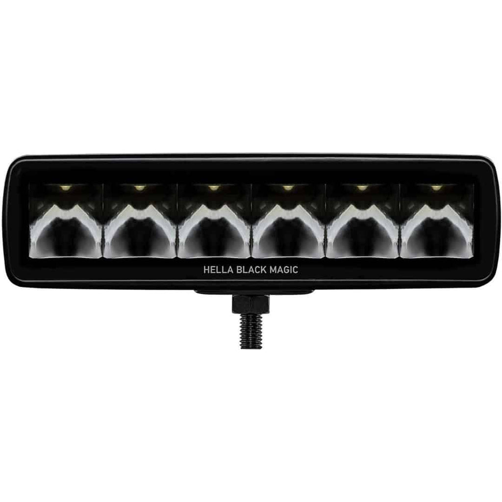 Hella Black Magic 6.2-inch LED Mini Spot Beam Lightbar for Off-Road Vehicles