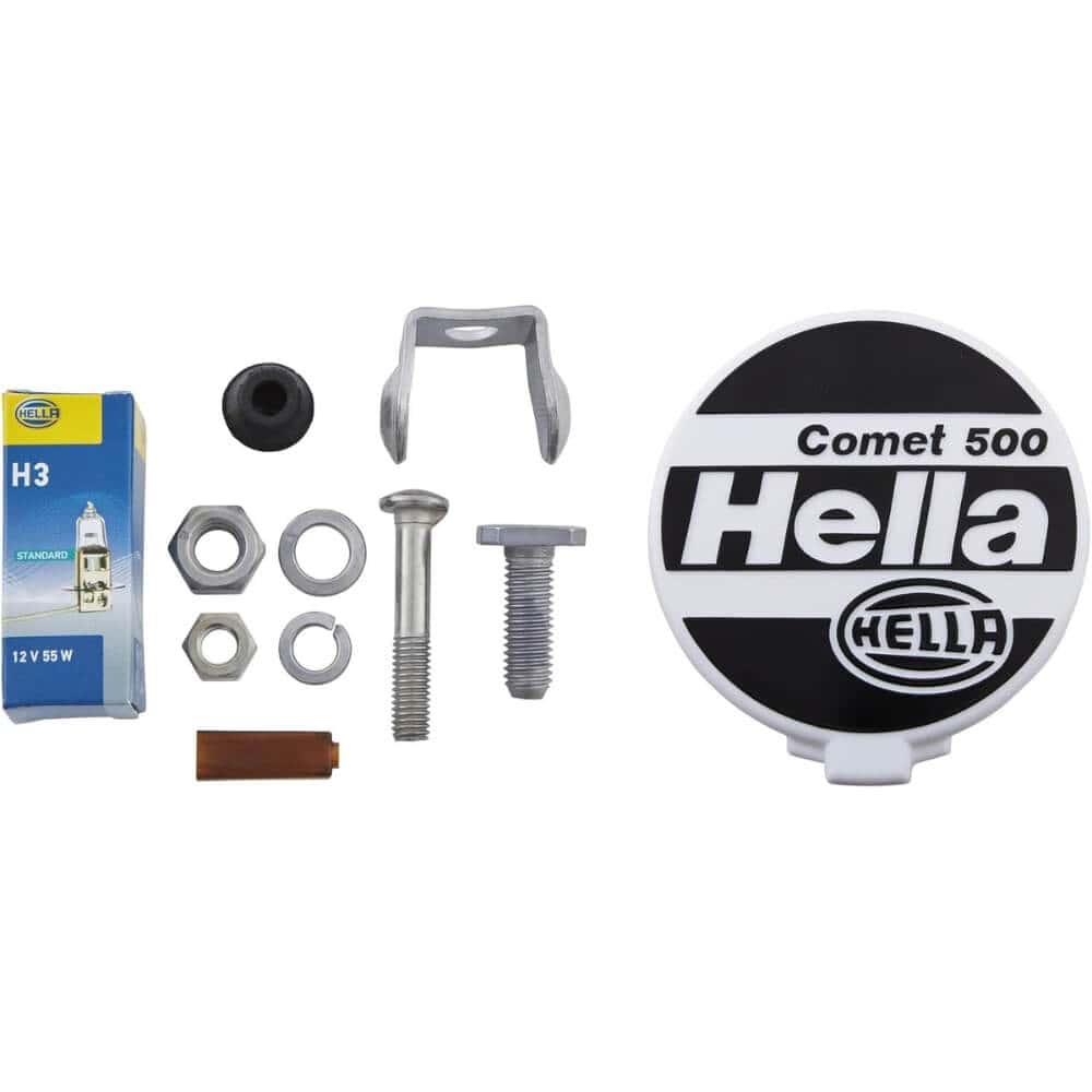 Hella Comet 500 12V Yellow Auxiliary High Beam Off-Road Driving Light