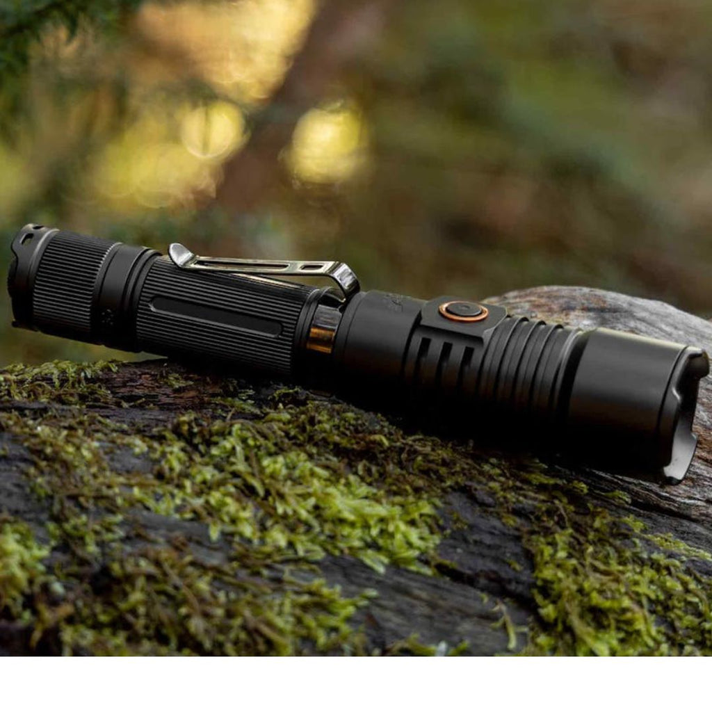 STEDI FZ460 Laser LED Torch: Ultra-Long 3642ft Beam Rechargeable Waterproof Flashlight