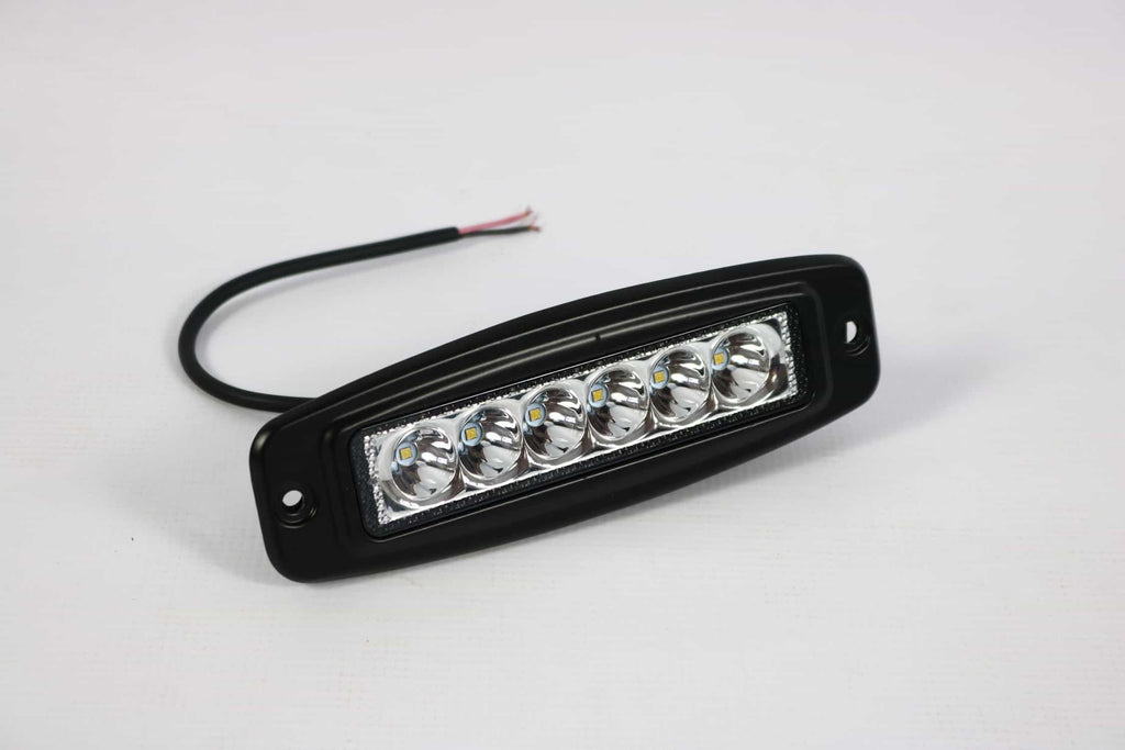 Hella ValueFit Flush Mount 6 LED Long Range Off-Road Light Bar