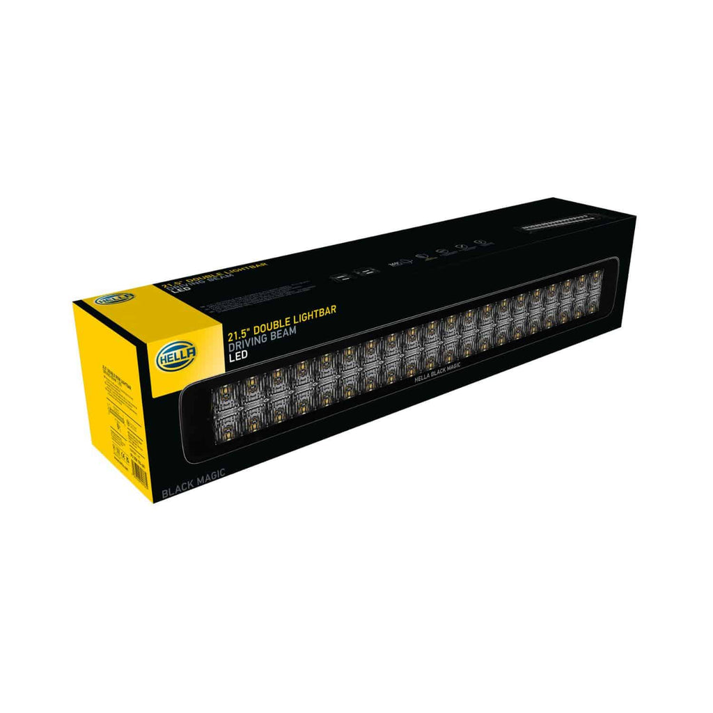 Hella Black Magic 21.5-inch Double Row LED Slim Off-Road Light Bar