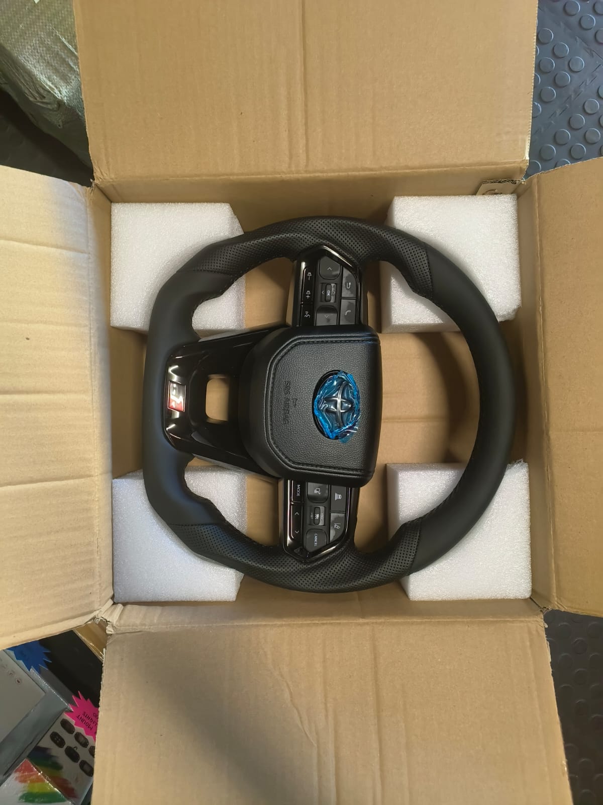 GR Steering Wheel | Full leather | Aftermarket